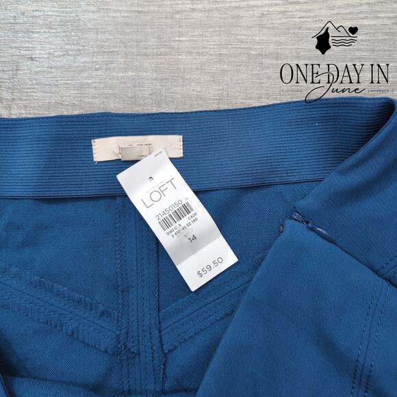 Loft A Line Mini Skirt Size 14 - Picture 2 of 5